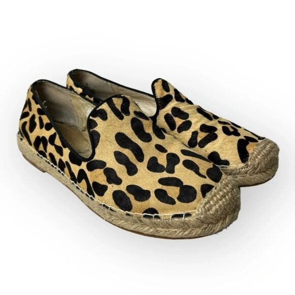 Windsor Smith  Brie Ocelot Pony Hair Espadrilles - Picture 2 of 12